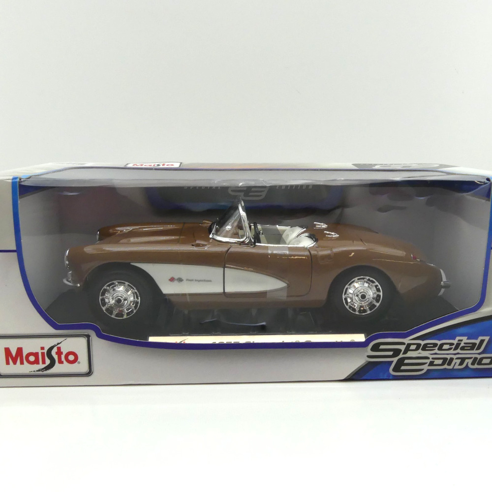 Maisto 1957 Chevy Chevrolet Corvette Bronze 1/18 Special Edition Diecast Car NEW